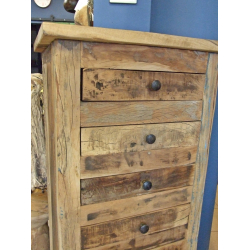 Komoda z szuflafdami szfka z drewna egzotycznego 120cm